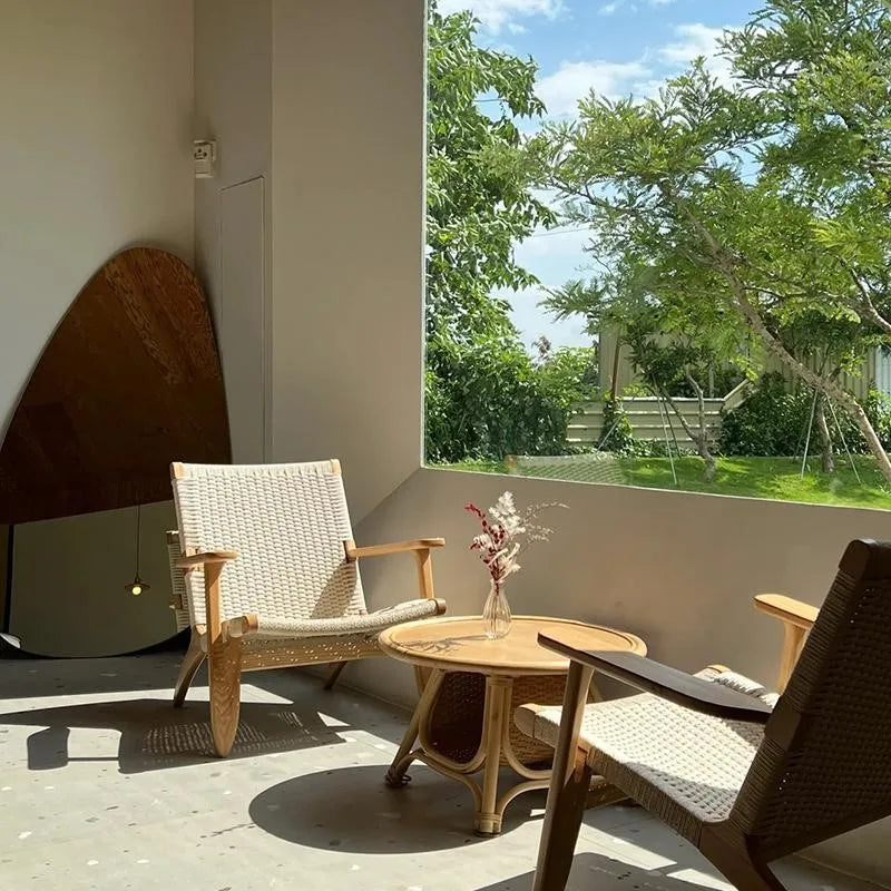 Balcony Leisure Single Sofa Chair Lazy People's Accommodation Hotel Nordic