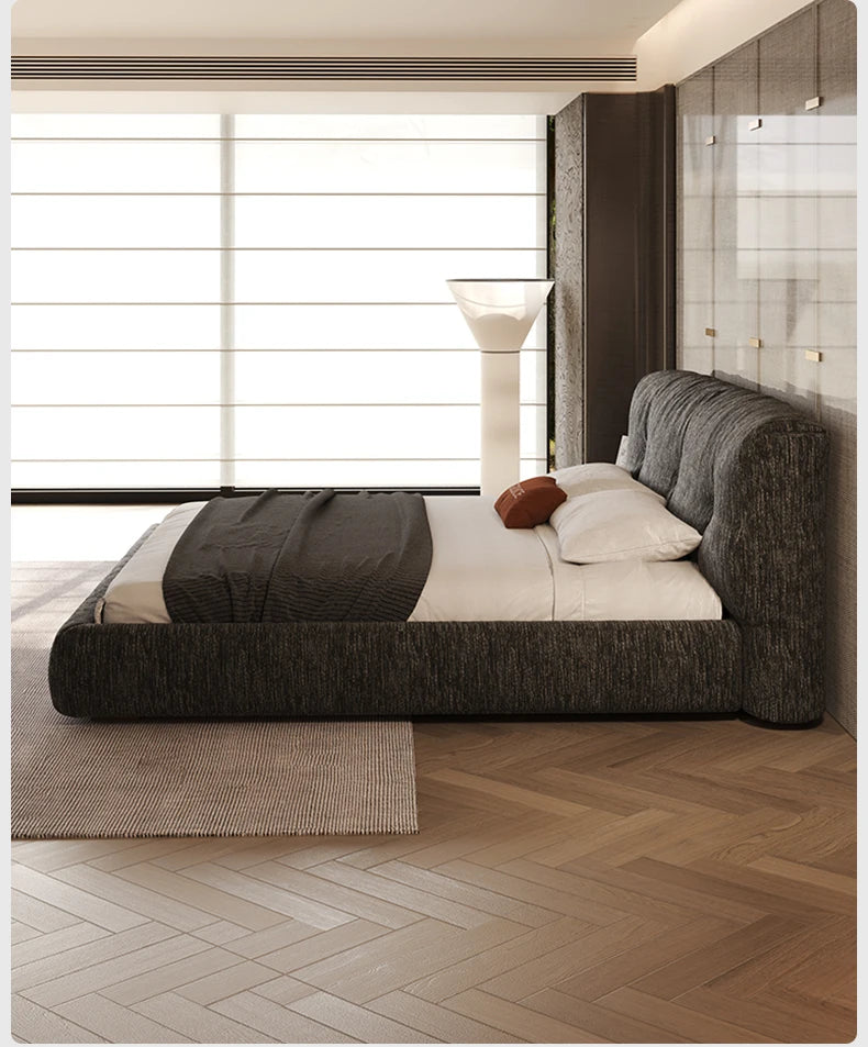 Luxury Chenier Italian Minimalist Double Bed – King Size / Full Bed