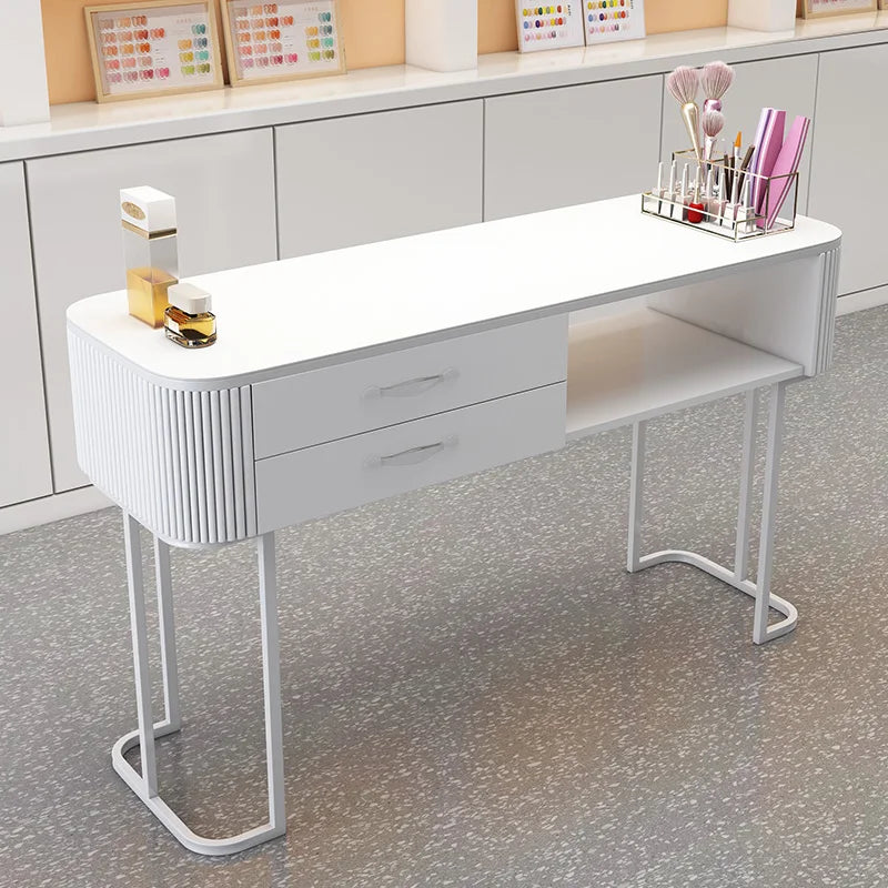 Nail Table Manicure Desk Nails Aesthetic Tables Equipment Supply Station Professional