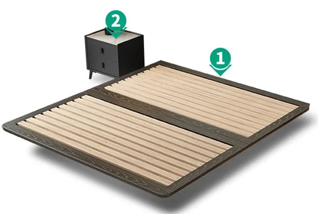 Modern Multifunctional Floating Bed – Space-Saving Folding Bed for Master Bedroom