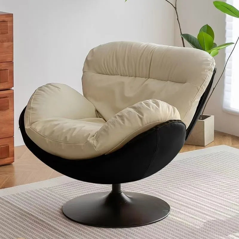 X&D Nordic Single Rotating Sofa Modern Simple Home Living Room Balcony