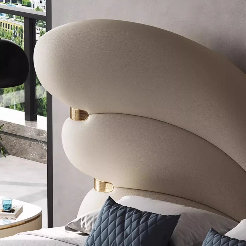 Italian Modern Light Luxury Master Bedroom Cream Wind 2m Meters Large