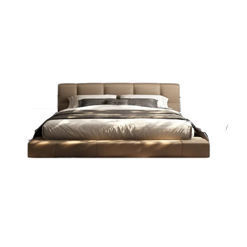 Leather Romantic Bed Luxury Adult Bedroom High Quality Princess Bed