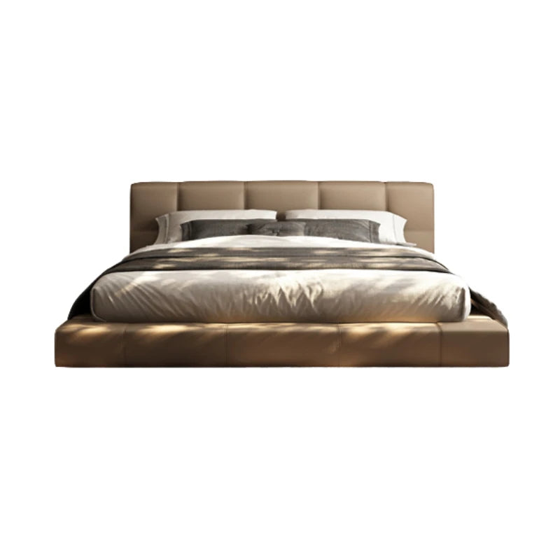 Leather Romantic Bed Luxury Adult Bedroom High Quality Princess Bed