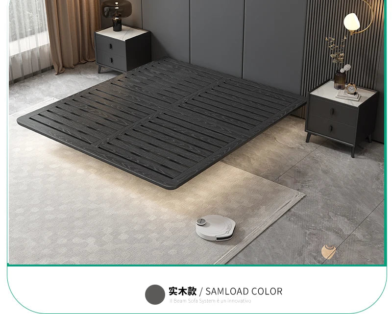 Modern Multifunctional Floating Bed – Space-Saving Folding Bed for Master Bedroom