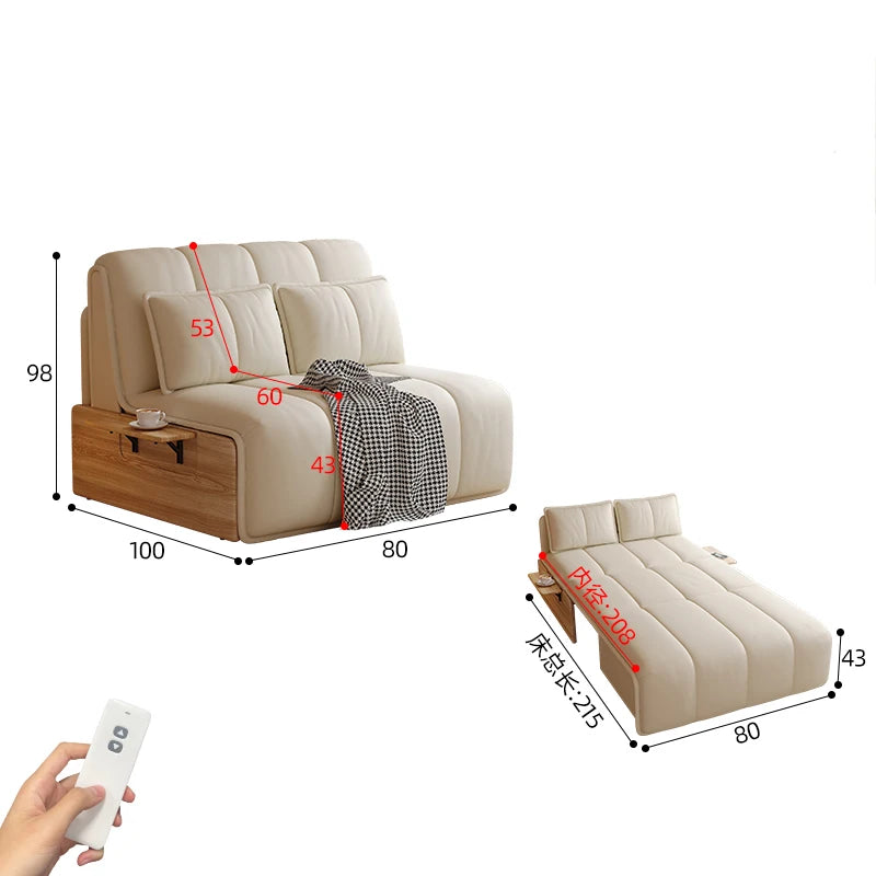 Multifunctional Living Room Sofas Extendeble Bed Armchair Luxury Sofa