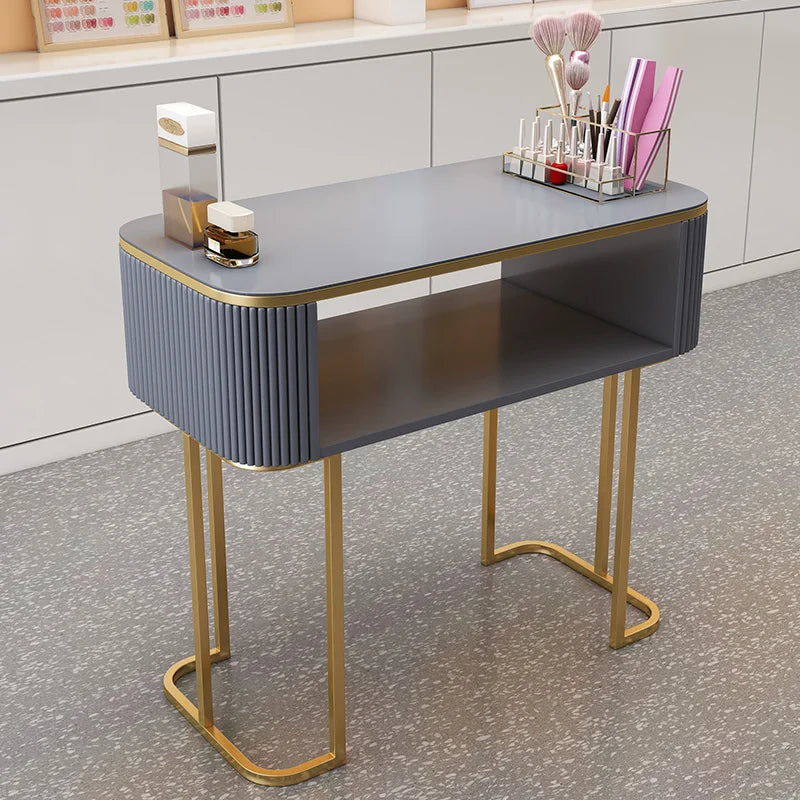 Nail Table Manicure Desk Nails Aesthetic Tables Equipment Supply Station Professional