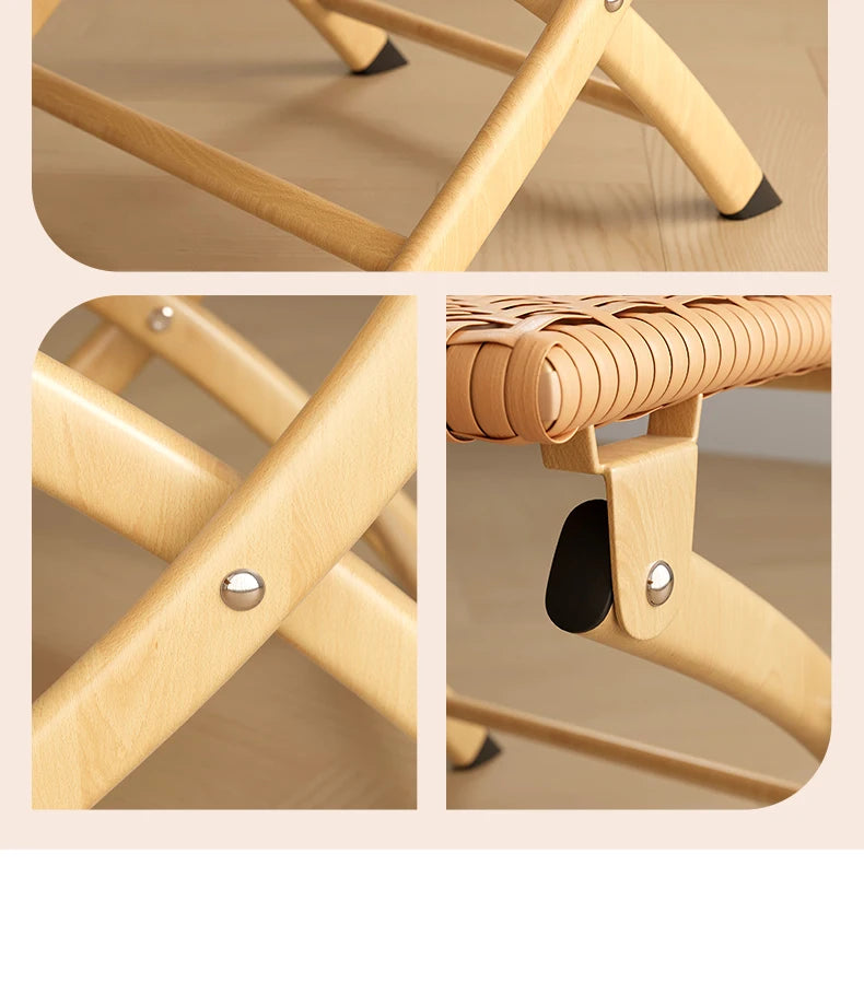 Durable Living Modern Recliner Fabric Room Seat Dining Lounge Wooden