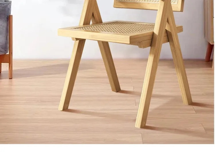 Modern Armrest Dining Chair – Italian Lazy Chair with Minimalist Backrest Design