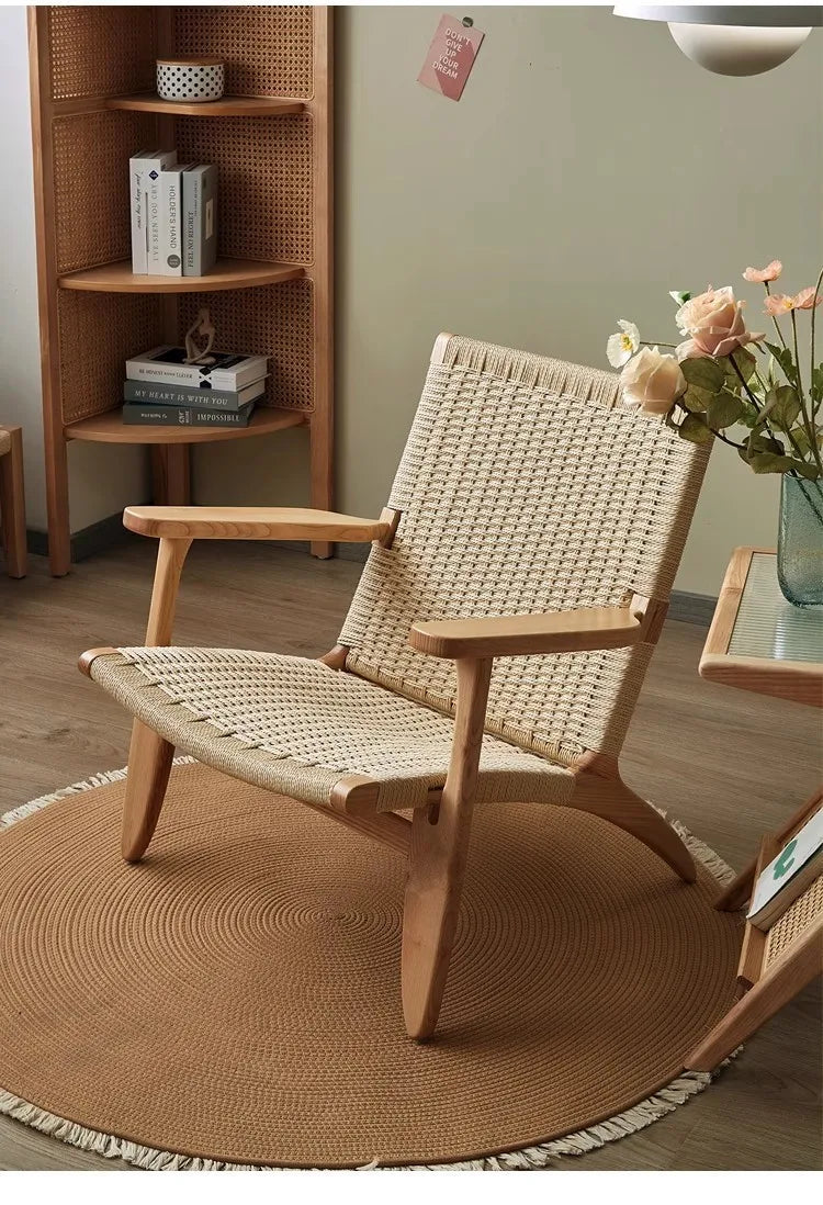 Balcony Leisure Single Sofa Chair Lazy People's Accommodation Hotel Nordic