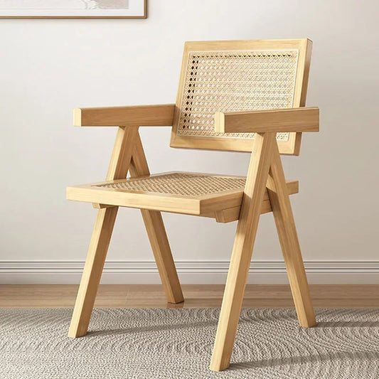 Modern Armrest Dining Chairs Italian Lazy Chair Backrest Minimalist Design