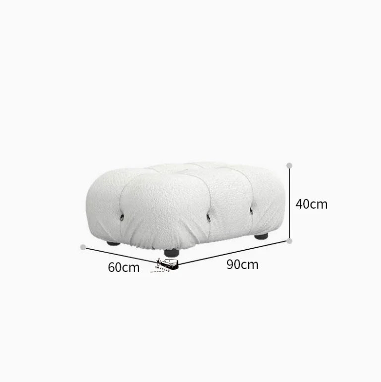 Cream Style Living Room Sofa Modern Art Relaxing Simple Leisure Aesthetics Sofas