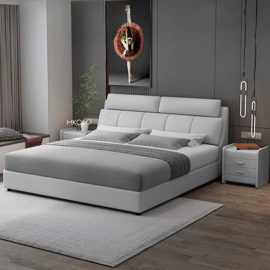 Refined Designer Bed with Hidden Storage and Safe Compartment