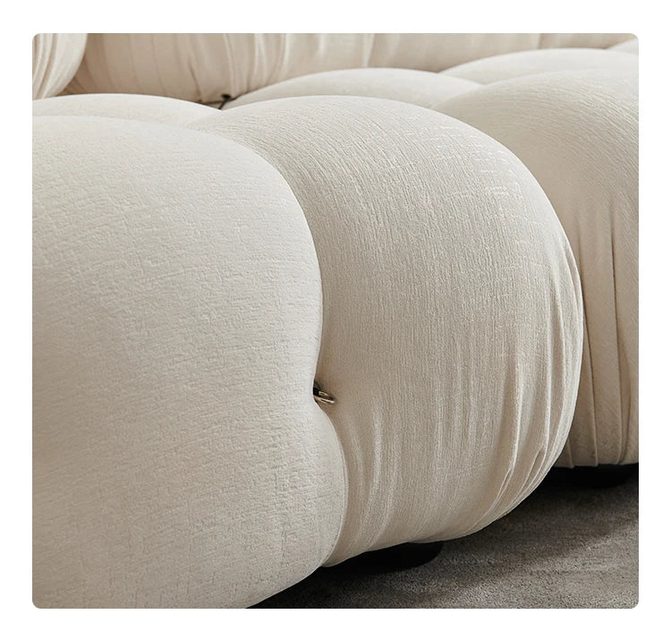 Cream Style Living Room Sofa Modern Art Relaxing Simple Leisure Aesthetics Sofas