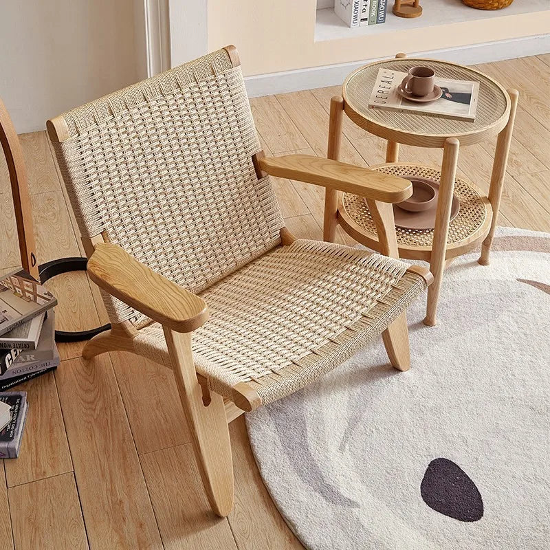 Balcony Leisure Single Sofa Chair Lazy People's Accommodation Hotel Nordic
