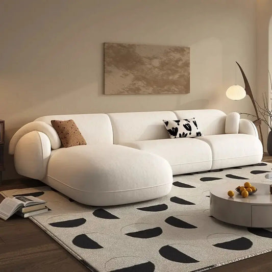 Italian-Style Full Genuine Cowhide Leather Sofa – Modern Luxury Design