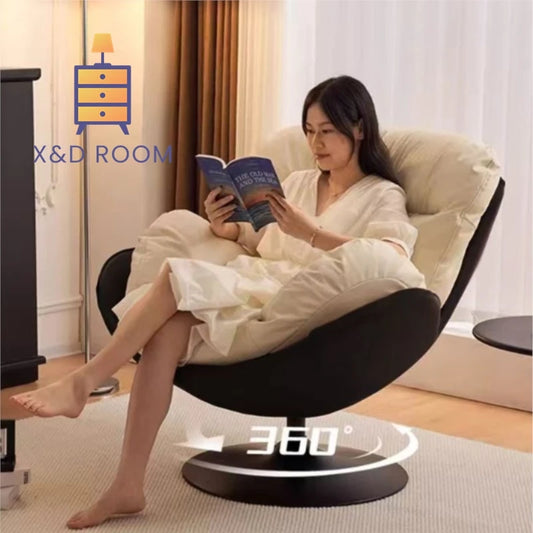 X&D Nordic Single Rotating Sofa Modern Simple Home Living Room Balcony